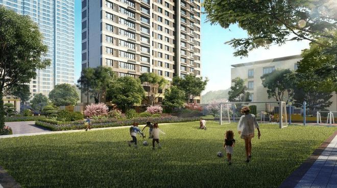 凯发国际首页〖2024发布〗苏州金地湖城风华售楼处：洋房高占比低密社区(图4)