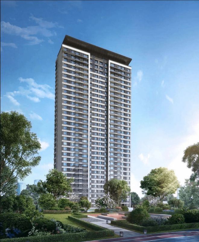 凯发国际首页〖2024发布〗苏州金地湖城风华售楼处：洋房高占比低密社区(图3)