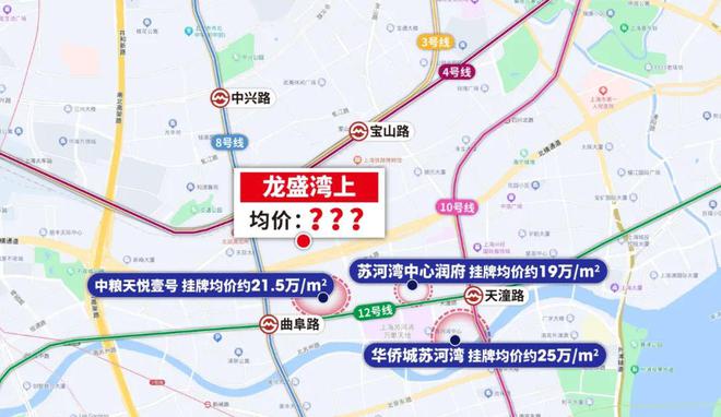 『』上海静安龙盛湾上售楼处发布：苏河湾新的城市地标！(图1)