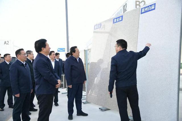 奋进春天里莱州市石材产业园建设一期工程：推动石材产业加快绿色低碳高质量发展(图1)