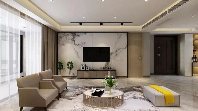 福建欧陆新材料凯发国际个性定制大宅范的现代风格设计(图2)