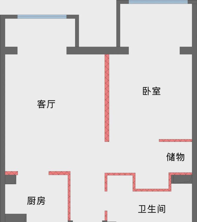 K8国际入口巧改双洄游动线后夫妻的实用家(图2)