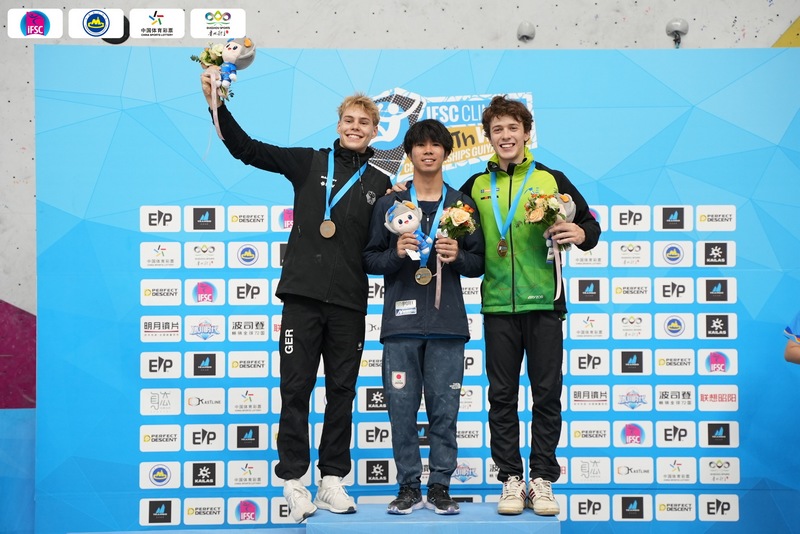 2024攀岩世青赛U20攀石赛完赛日本和法国分获男女冠军(图1)