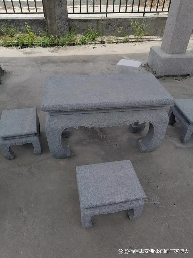 石雕圆桌设计：简约而不简单尽显尊贵(图6)