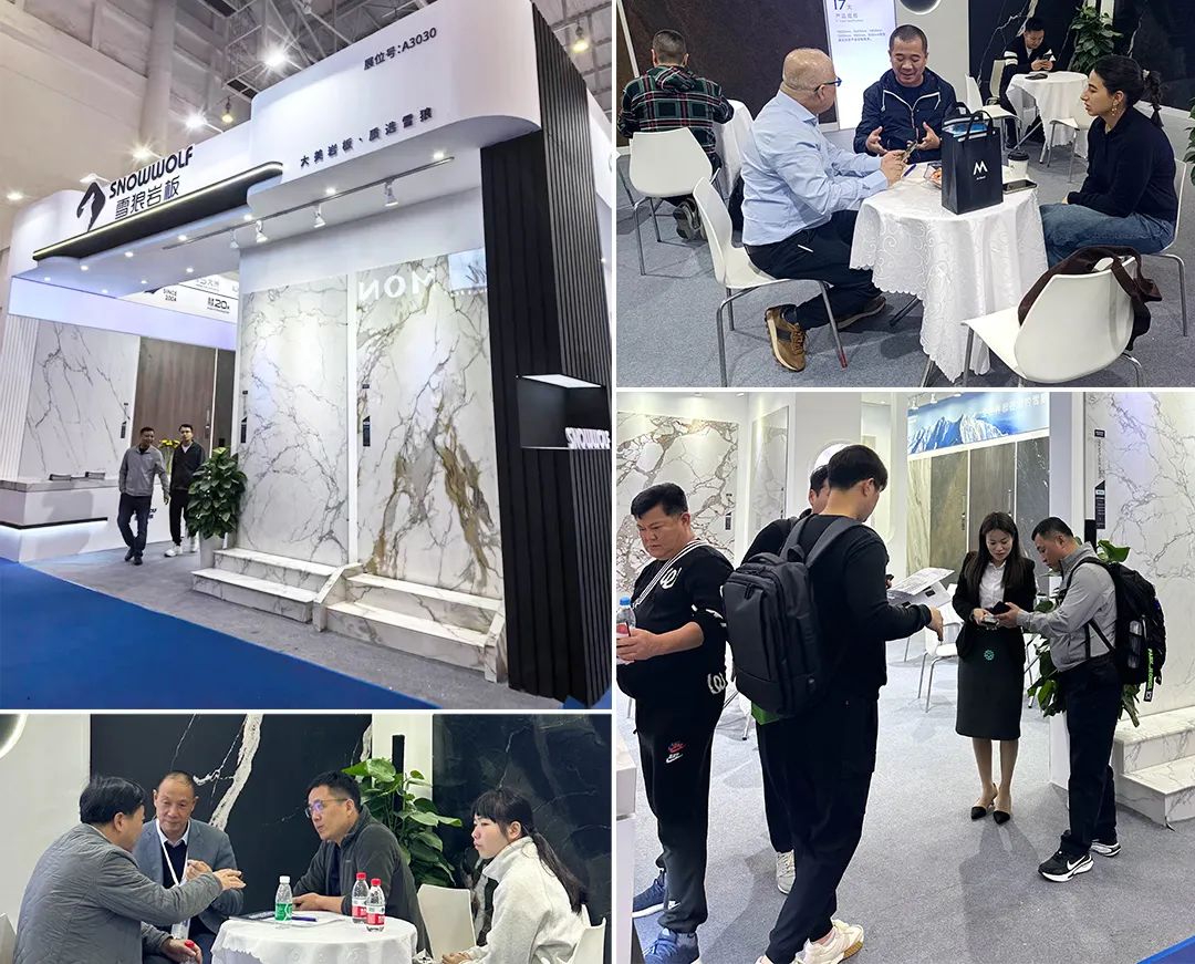 岩板新纪元！雪狼超大规格岩板震撼厦门展开启“巨幕”时代！(图1)