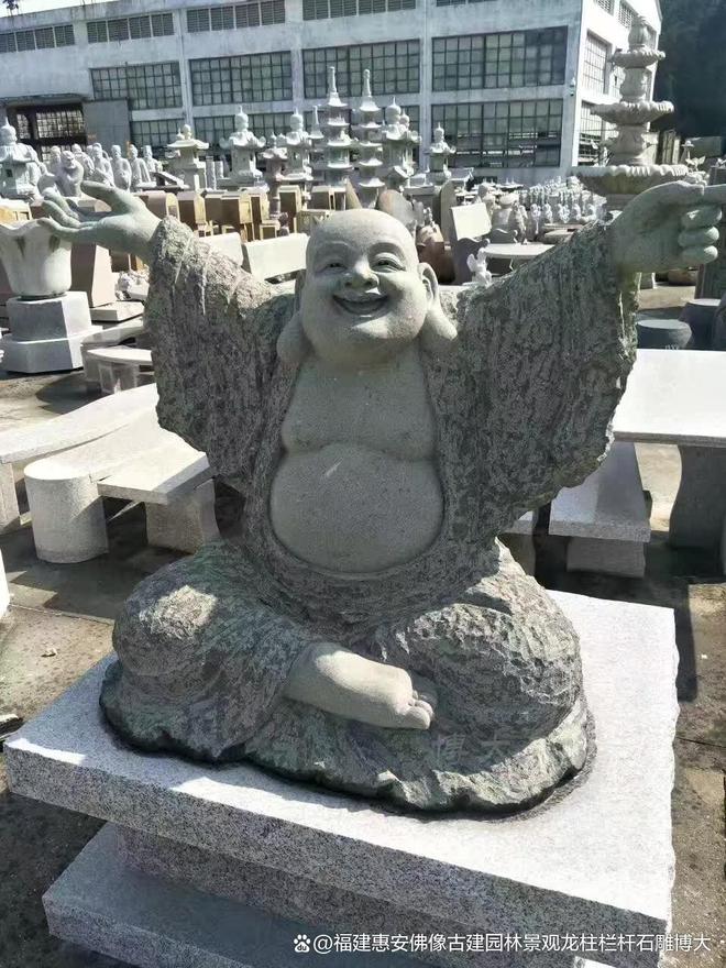 石雕弥勒佛在乡村建筑中的风格(图2)