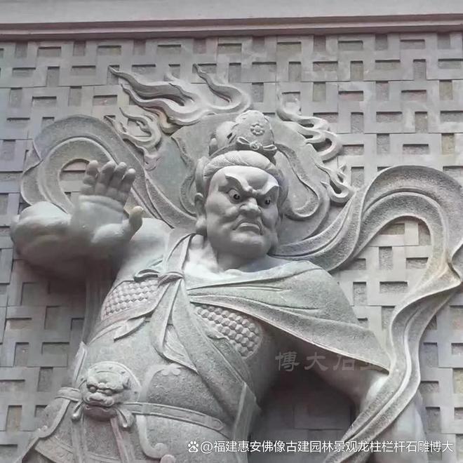 石雕哼哈二将在风水布局中的K8国际入口作用(图6)