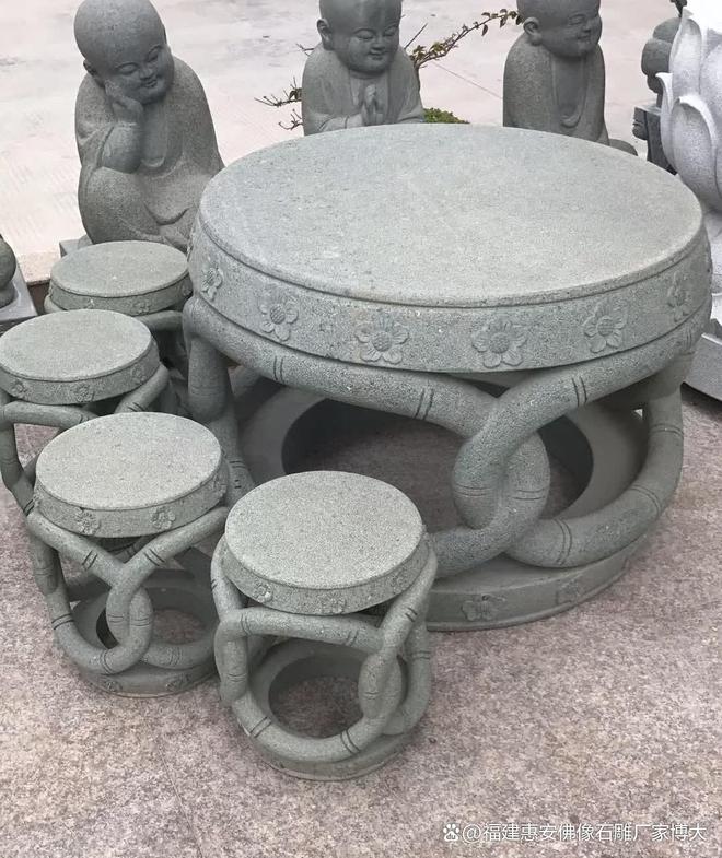 石雕桌椅的收藏价值与市场前景：珍稀艺术品潜力无限(图2)