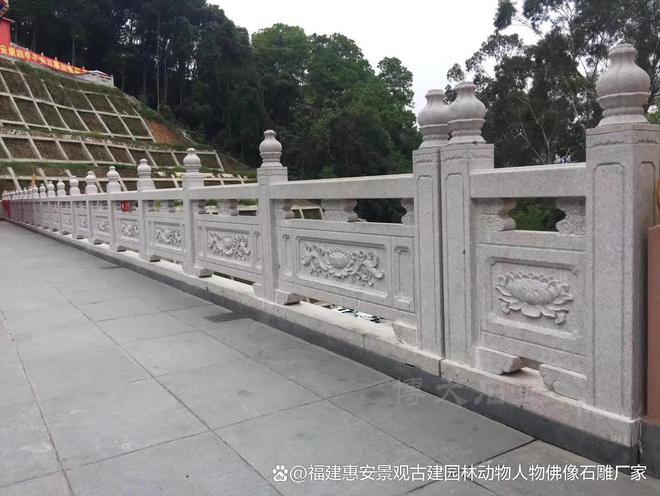 石栏杆在凯发国际首页桥梁中的应用案例(图1)