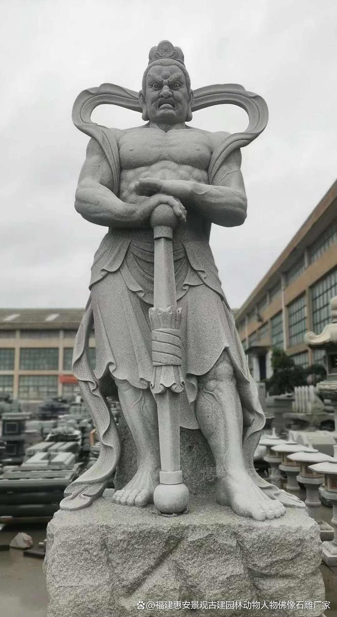 石雕哼哈二将的雕刻与技术进步(图3)