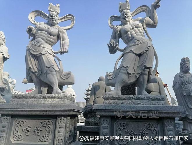 石雕哼哈二将的雕刻与技术进步(图4)